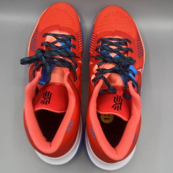 Nike Kyrie Flytrap V CZ4100 600 Habanero Red/Blue Hero  Men Size 13 - Picture 7 of 12